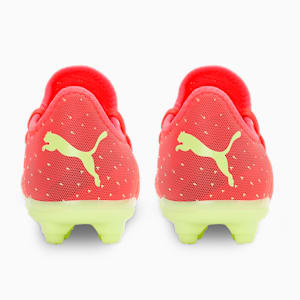 FUTURE 4.4 FG/AG Football Boots Youth, Fiery Coral-Fizzy Light-Puma Black-Salmon