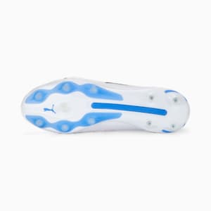 KING ULTIMATE FG/AG Football Boots, PUMA White-PUMA Black-Blue Glimmer-Ultra Orange
