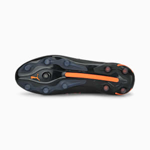 Botines de fútbol KING ULTIMATE FG/AG, PUMA Black-Silver-Ultra Orange