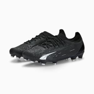 ULTRA ULTIMATE FG/AG Football Boots, PUMA Black-PUMA White