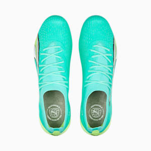 Tacos de futbol ULTRA ULTIMATE FG/AG, Electric Peppermint-PUMA White-Fast Yellow