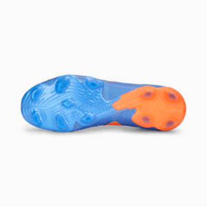 FUTURE ULTIMATE FG/AG Football Boots Women, Blue Glimmer-PUMA White-Ultra Orange