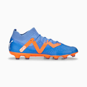 メンズ フューチャー プロ HG/AG サッカー スパイク, Blue Glimmer-PUMA White-Ultra Orange, extralarge-JPN