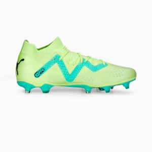 FUTURE Match FG/AG Football Boots Women, Fast Yellow-PUMA Black-Electric Peppermint