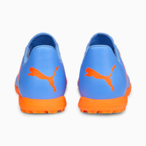 FUTURE PLAY Unisex Turf Trainers, Blue Glimmer-PUMA White-Ultra Orange