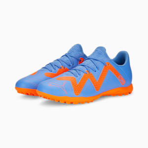 メンズ フューチャー プレイ TT サッカー トレーニング シューズ, Blue Glimmer-PUMA White-Ultra Orange