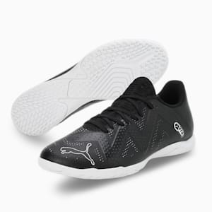 FUTURE PLAY Unisex Indoor Court Shoes, PUMA Black-PUMA White, extralarge-IND