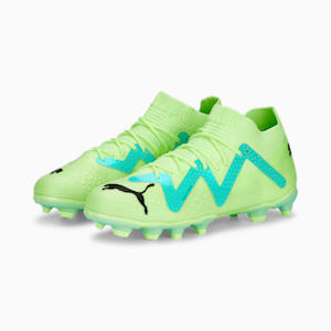 FUTURE Pro FG/AG Football Boots Youth, Fast Yellow-PUMA Black-Electric Peppermint