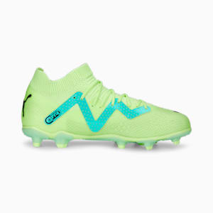 FUTURE Pro FG/AG Football Boots Youth, Fast Yellow-PUMA Black-Electric Peppermint, extralarge