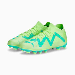 FUTURE Match FG/AG Football Boots Youth, Fast Yellow-PUMA Black-Electric Peppermint