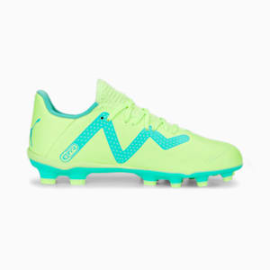 キッズ フューチャー プレイ HG/AG サッカー スパイク 20-24.5cm, Fast Yellow-PUMA Black-Electric Peppermint