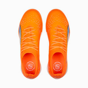 メンズ ウルトラ アルティメット ケージ TT サッカー トレーニング シューズ, Ultra Orange-PUMA White-Blue Glimmer, extralarge-JPN