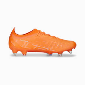 ULTRA ULTIMATE MxSG Football Boots Adults, Ultra Orange-PUMA White-Blue Glimmer