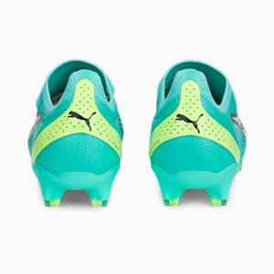 Botines de fútbol ULTRA Ultimate FG/AG para mujer, Electric Peppermint-PUMA White-Fast Yellow, extragrande