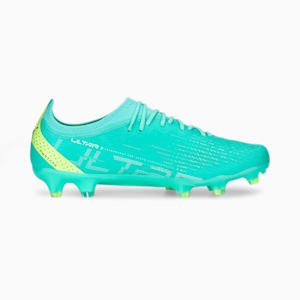 ULTRA ULTIMATE FG/AG Women's Soccer Cleats, Electric Peppermint-PUMA White-Fast Yellow