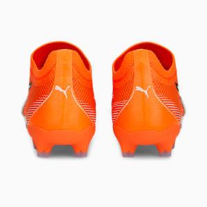 ULTRA Match FG/AG Football Boots Men, Ultra Orange-PUMA White-Blue Glimmer