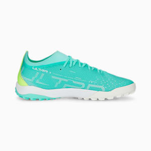 ULTRA Match TT Football Boots Men, Electric Peppermint-PUMA White-Fast Yellow, extralarge-GBR