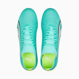 ULTRA Match FG/AG Football Boots Women, Electric Peppermint-PUMA White-Fast Yellow