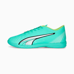 ULTRA PLAY Men's Indoor Sports Shoes, Electric Peppermint-PUMA White-Fast Yellow, extralarge-IND