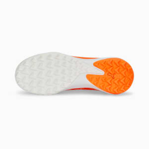 ULTRA Match LL TT + Mid Football Boots Youth, Ultra Orange-PUMA White-Blue Glimmer