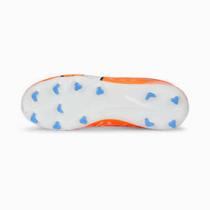 ULTRA Play FG/AG Football Boots Youth, Ultra Orange-PUMA White-Blue Glimmer