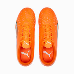 キッズ ウルトラ プレイ HG/AG サッカー スパイク 20-24.5cm, Ultra Orange-PUMA White-Blue Glimmer, extralarge-JPN