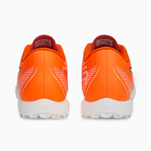 ULTRA Play TT Football Boots Youth, Ultra Orange-PUMA White-Blue Glimmer