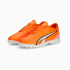 ULTRA PLAY Youth Turf Trainers, Ultra Orange-PUMA White-Blue Glimmer, extralarge-IND