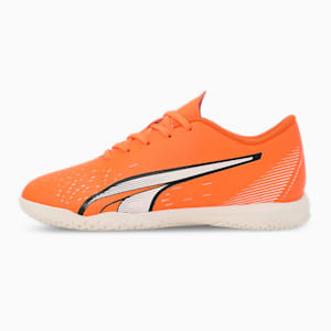 ULTRA PLAY Youth Indoor Sports Shoes, Ultra Orange-PUMA White-Blue Glimmer, extralarge-IND