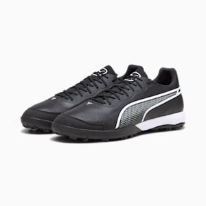 メンズ プーマ キング プロ TT サッカー トレーニングシューズ, PUMA Black-PUMA White, extralarge-JPN