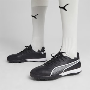 メンズ プーマ キング プロ TT サッカー トレーニングシューズ, PUMA Black-PUMA White, extralarge-JPN