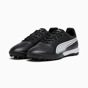 メンズ プーマ キング マッチ TT サッカー トレーニングシューズ, PUMA Black-PUMA White, extralarge-JPN