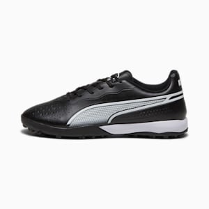 KING MATCH TT Unisex Football Boots, PUMA Black-PUMA White, extralarge-IND