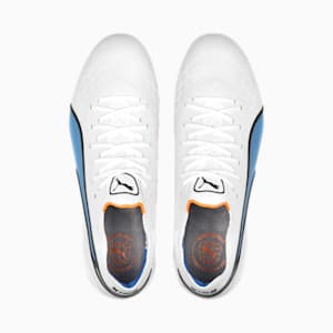 ウィメンズ キング アルティメット FG/AG サッカー スパイク, PUMA White-PUMA Black-Blue Glimmer-Ultra Orange, extralarge-JPN