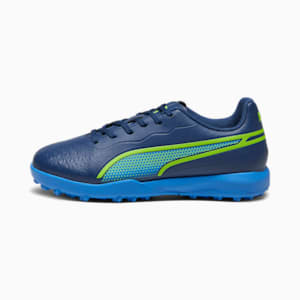 KING MATCH TT Youth Football Boots, Persian Blue-Pro Green-Ultra Blue, extralarge-GBR
