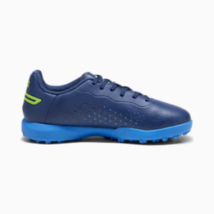 KING MATCH TT Youth Football Boots, Persian Blue-Pro Green-Ultra Blue, extralarge-GBR