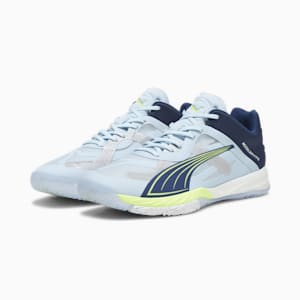 Accelerate NITRO™ SQD Racquet Sports Shoes, Silver Sky-Persian Blue-PUMA White, extralarge