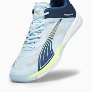 Zapatos deportivos de interior Accelerate NITRO SQD, Silver Sky-Persian Blue-PUMA White, extralarge