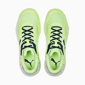 Solarcourt RCT Racket Sports Shoes, Fast Yellow-PUMA Navy-PUMA White, extralarge
