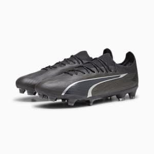 Tacos de fútbol ULTRA ULTIMATE FG/AG, PUMA Black-Asphalt, extralarge