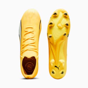 Chaussures de soccer avec crampons ULTRA ULTIMATE FG/AG, Yellow Blaze-PUMA White-PUMA Black, extralarge