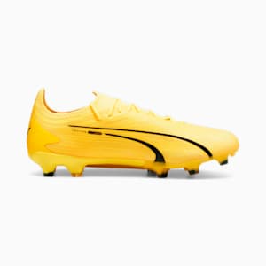 ULTRA ULTIMATE FG/AG Men's Soccer Cleats, Yellow Blaze-PUMA White-PUMA Black, extralarge