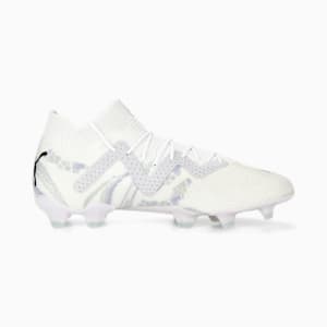 Botines de fútbol FUTURE ULTIMATE Brilliance F/G para mujer, PUMA White-PUMA Black-Spring Lavender
