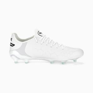 King Ultimate BL FG/AG Women's Football Boots, PUMA White-PUMA Black-Spring Lavender