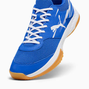 Varion II Unisex Indoor Sports Shoes, PUMA Team Royal-PUMA White-Gum, extralarge-IND