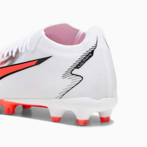 ULTRA MATCH FG/AG Football Boots, PUMA White-PUMA Black-Fire Orchid, extralarge-GBR