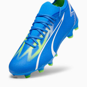ULTRA MATCH FG/AG Football Boots, Ultra Blue-PUMA White-Pro Green, extralarge-GBR