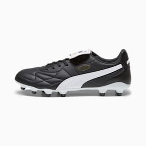 KING TOP FG/AG Football Boots, PUMA Black-PUMA White-PUMA Gold, extralarge-GBR