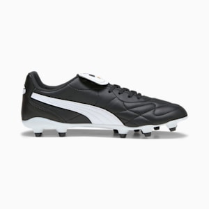 KING TOP Firm Ground/Artificial Ground Men's Soccer Cleats, PUMA Black-PUMA White-PUMA Gold, extralarge