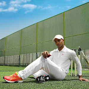 Cricket Square Men's Shoes, Red Blast-Nrgy Yellow, extralarge-IND